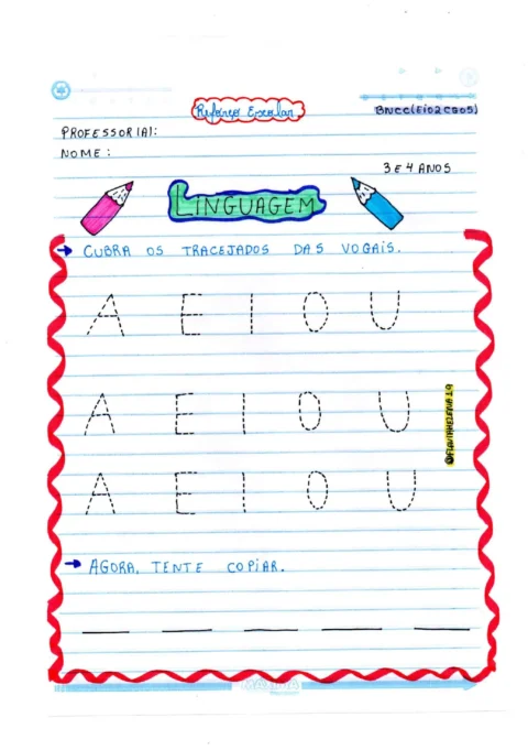 Kit de atividades no caderno para 3 e 4 anos - Parte 2 — p8 | Atividades Educação Infantil (ensinoja.com.br)
