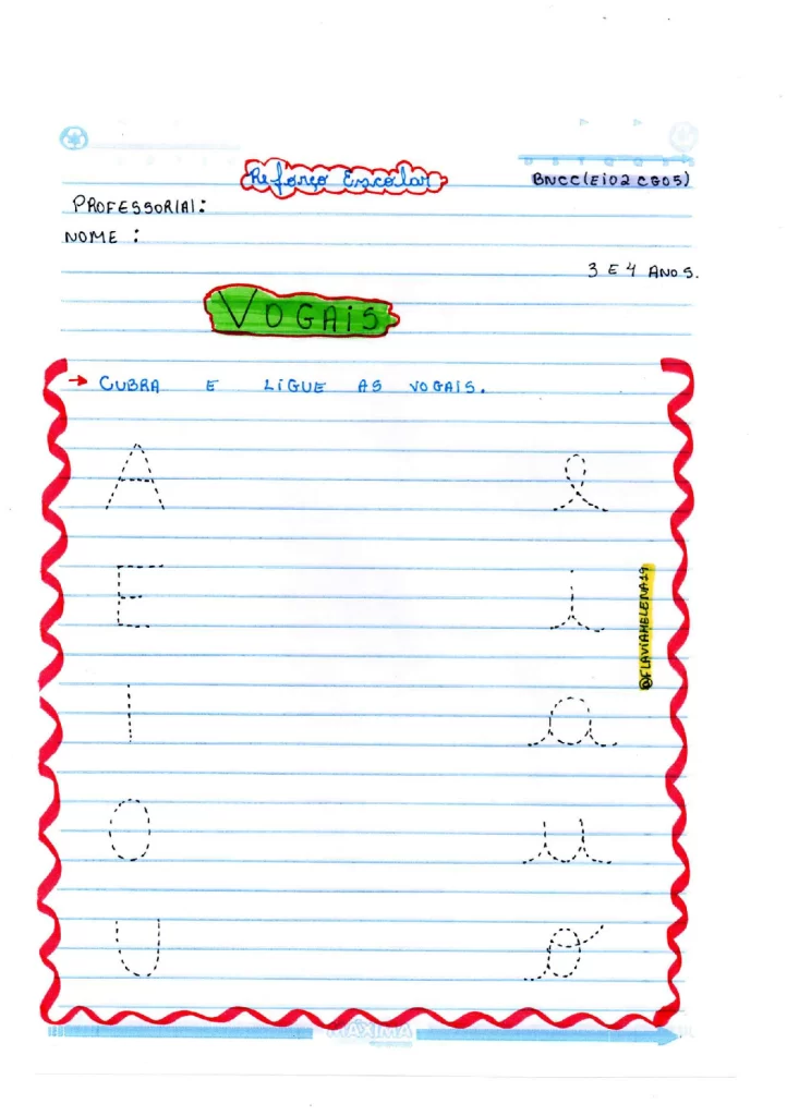 Kit de atividades no caderno para 3 e 4 anos - Parte 2 — p12 | Atividades Educação Infantil (ensinoja.com.br)