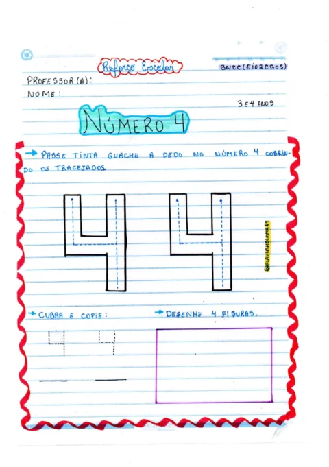 Kit de atividades no caderno para 3 e 4 anos - Parte 2 — p16 | Atividades Educação Infantil (ensinoja.com.br)