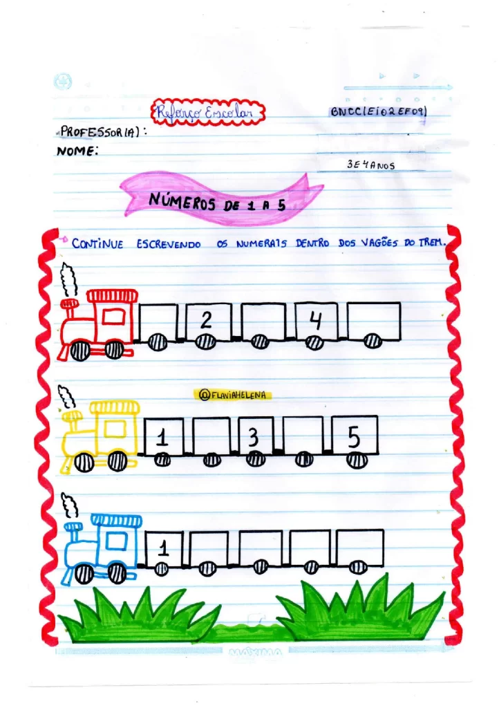 Kit de atividades no caderno para 3 e 4 anos - Parte 2 — p23 | Atividades Educação Infantil (ensinoja.com.br)