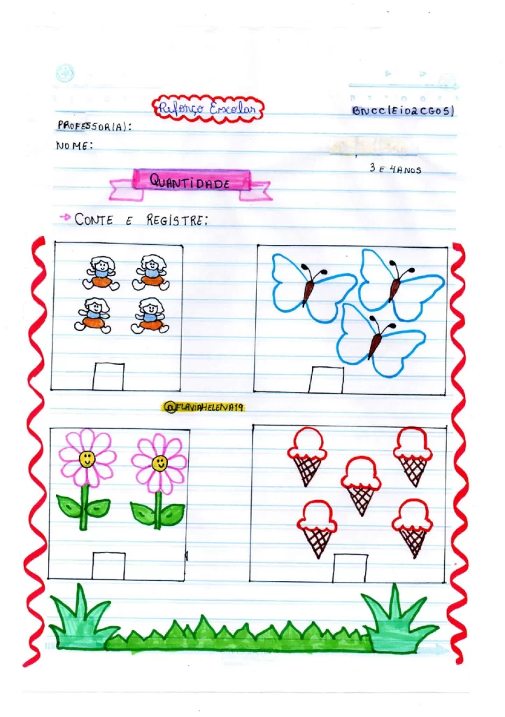Kit de atividades no caderno para 3 e 4 anos - Parte 2 — p24 | Atividades Educação Infantil (ensinoja.com.br)
