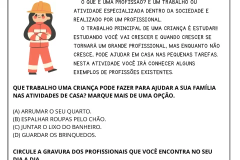 Os diferentes tipos de profissões e suas funções — p1 | Atividades Educação Infantil (ensinoja.com.br)