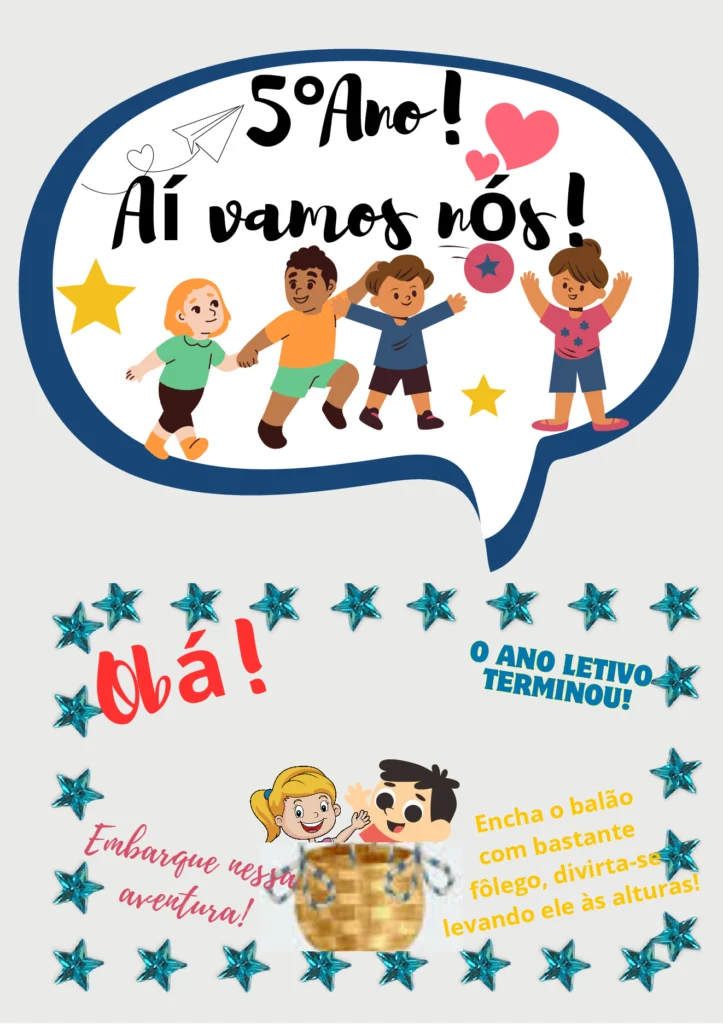 Plaquinhas “Partiu Férias” para Imprimir (PDF) – 1º ao 5º Ano + “O Ano Letivo Terminou! — p4 | Atividades Educação Infantil (ensinoja.com.br)
