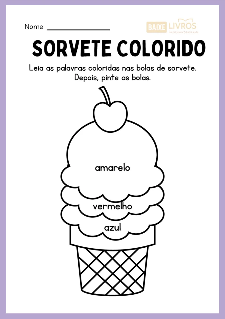 Aprendendo as cores com atividades práticas — p12 | Atividades Educação Infantil (ensinoja.com.br)