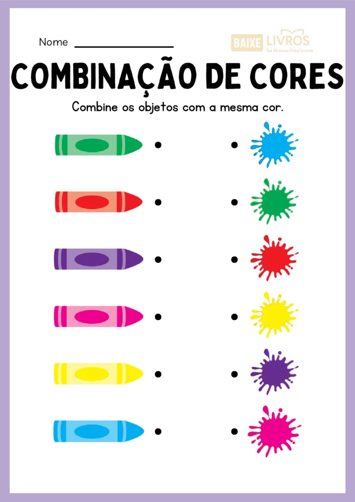 Aprendendo as cores com atividades práticas — p17 | Atividades Educação Infantil (ensinoja.com.br)
