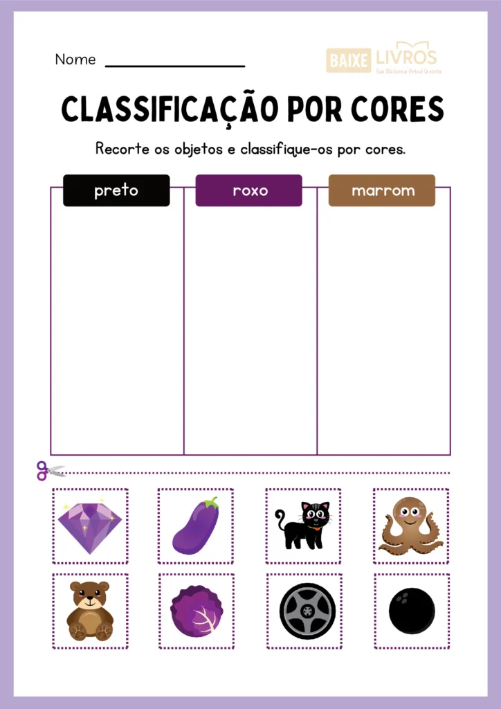 Aprendendo as cores com atividades práticas — p19 | Atividades Educação Infantil (ensinoja.com.br)