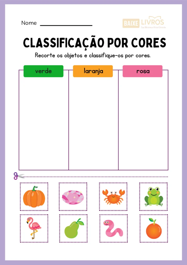 Aprendendo as cores com atividades práticas — p20 | Atividades Educação Infantil (ensinoja.com.br)