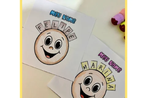 Atividade Meu Nome para Montar e Escrever Educação Infantil — p2 | Atividades Educação Infantil (ensinoja.com.br)