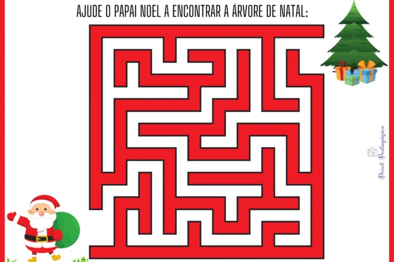 Atividades de labirinto para o Natal — p1 | Atividades Educação Infantil (ensinoja.com.br)