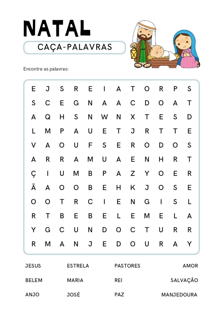 Atividades de Natal para crianças aprenderem sobre Jesus — p2 | Atividades Educação Infantil (ensinoja.com.br)