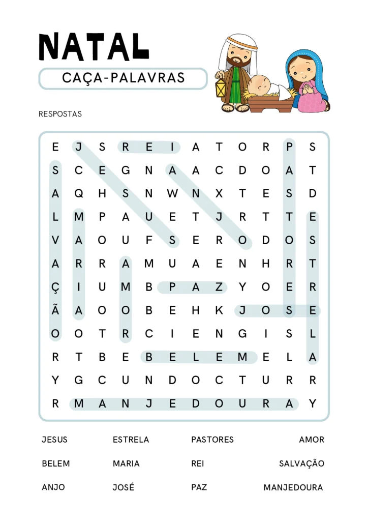 Atividades de Natal para crianças aprenderem sobre Jesus — p3 | Atividades Educação Infantil (ensinoja.com.br)