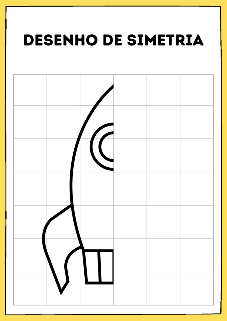 Atividades de Simetria para Imprimir na Malha em PDF — p3 | Atividades Educação Infantil (ensinoja.com.br)