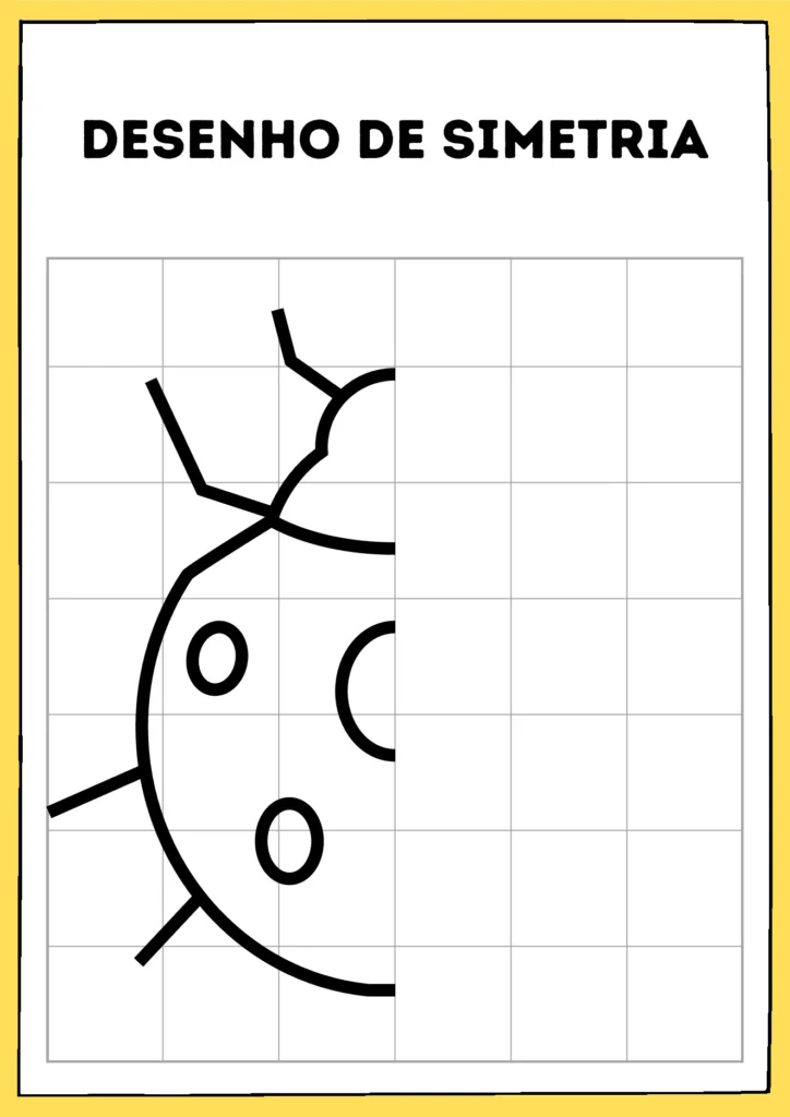 Atividades de Simetria para Imprimir na Malha em PDF — p5 | Atividades Educação Infantil (ensinoja.com.br)
