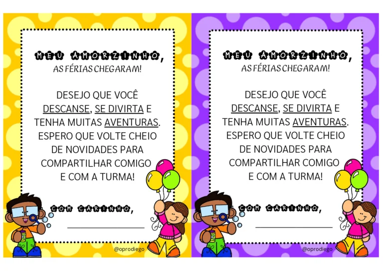 Atividades divertidas para as férias — p21 | Atividades Educação Infantil (ensinoja.com.br)