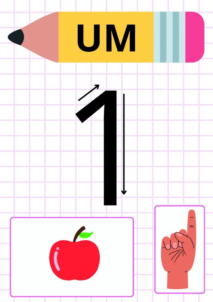 Atividades Números 1 a 10 com Setas para Imprimir PDF — p1 | Atividades Educação Infantil (ensinoja.com.br)