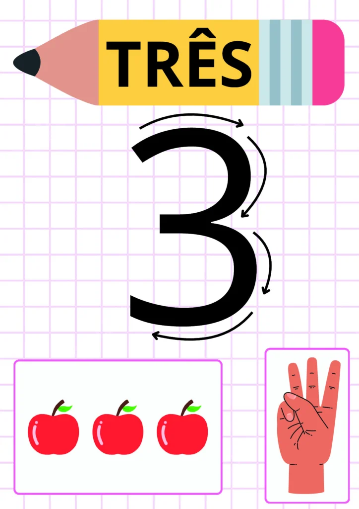 Atividades Números 1 a 10 com Setas para Imprimir PDF — p3 | Atividades Educação Infantil (ensinoja.com.br)