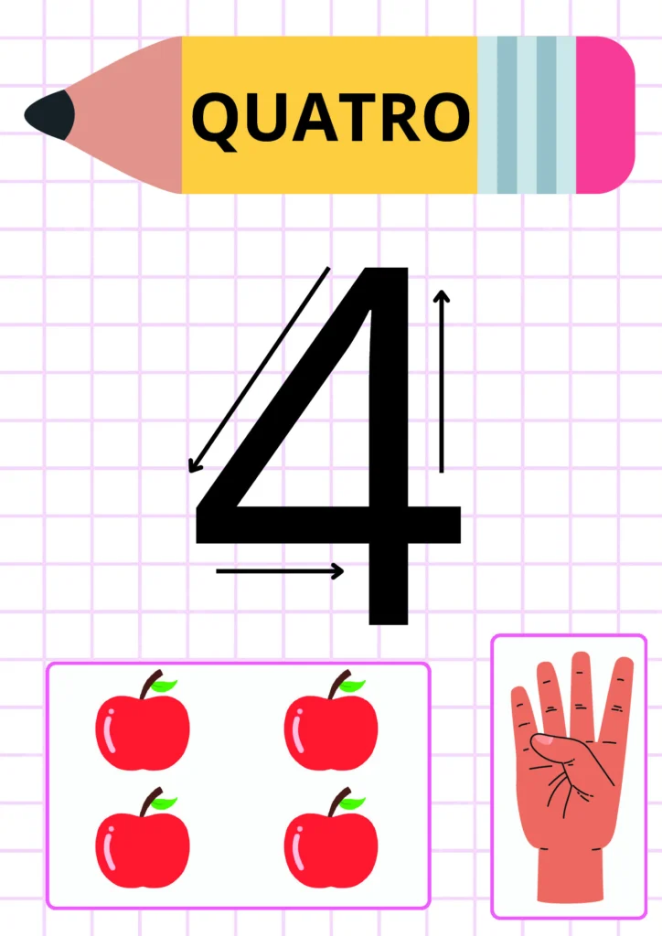 Atividades Números 1 a 10 com Setas para Imprimir PDF — p4 | Atividades Educação Infantil (ensinoja.com.br)