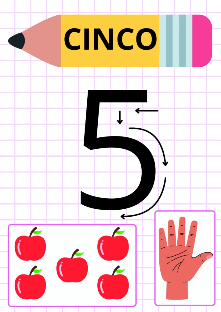 Atividades Números 1 a 10 com Setas para Imprimir PDF — p5 | Atividades Educação Infantil (ensinoja.com.br)