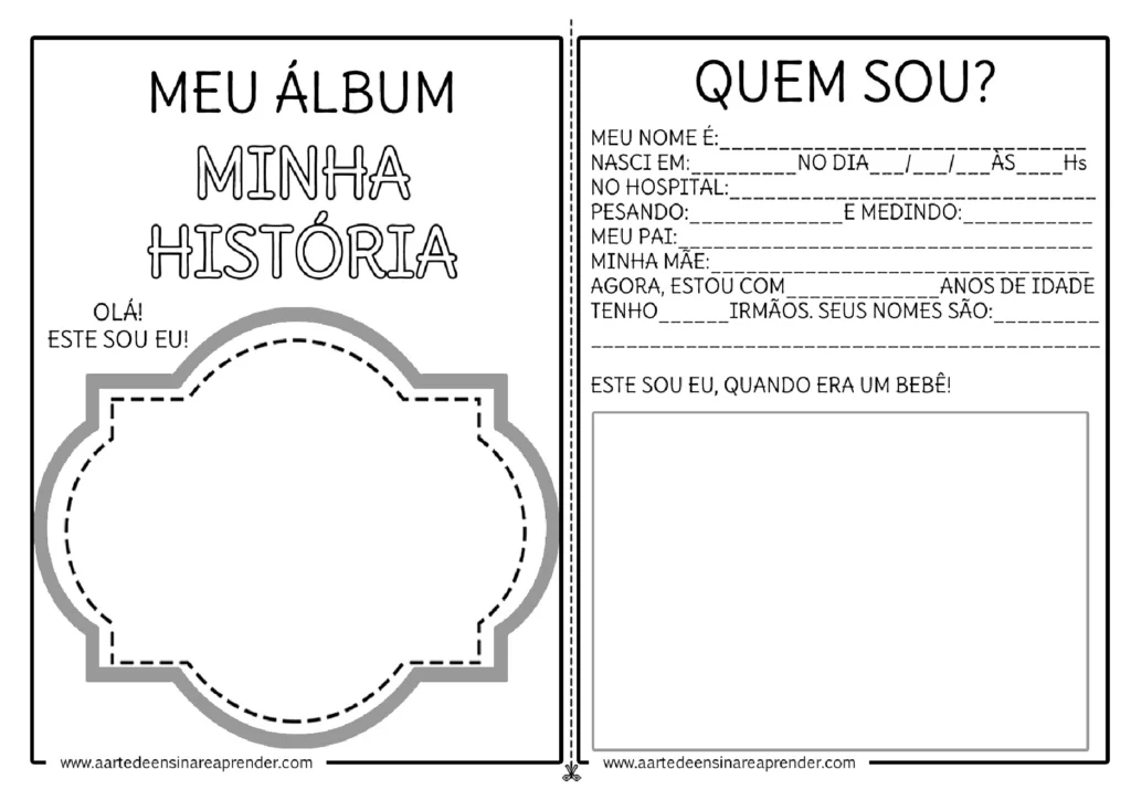 Atividades para conhecer a criança — p1 | Atividades Educação Infantil (ensinoja.com.br)