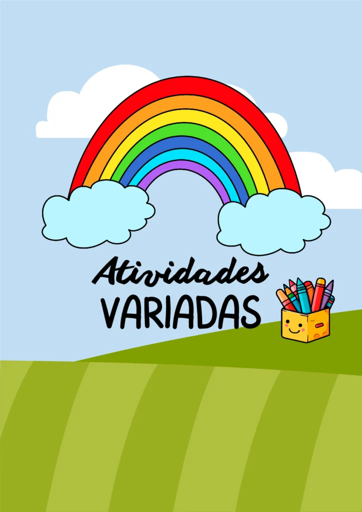 Atividades variadas para crianças — p1 | Atividades Educação Infantil (ensinoja.com.br)