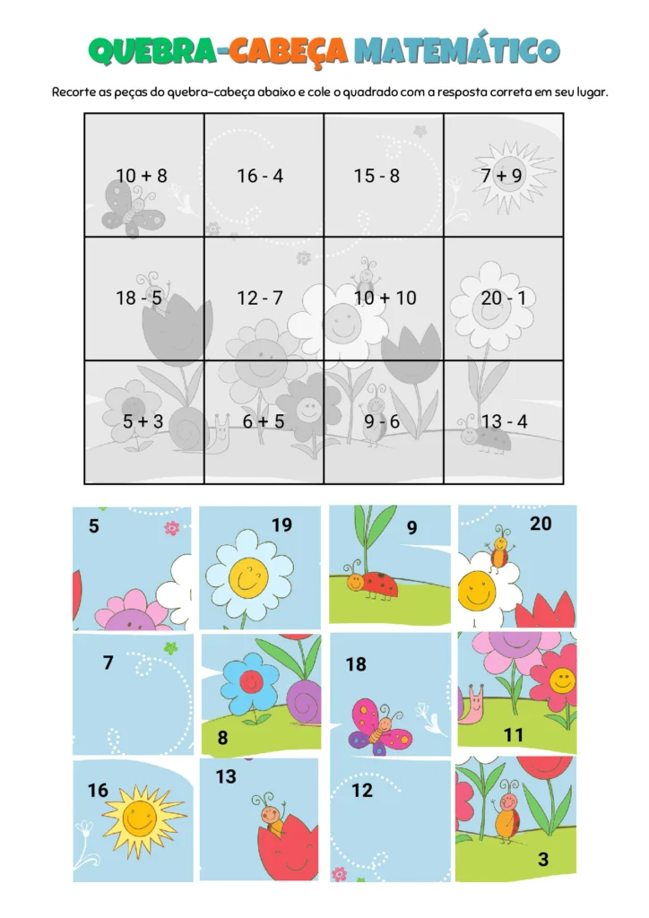 Atividades variadas para crianças — p5 | Atividades Educação Infantil (ensinoja.com.br)