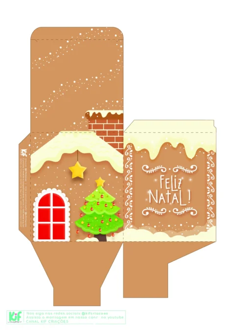 Caixas de Natal para presente