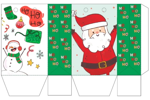 Caixas de presente natalinas para colorir — p1 | Atividades Educação Infantil (ensinoja.com.br)