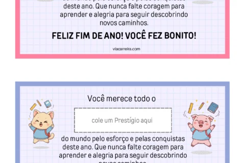 Cartões de felicitações para o fim de ano — p1 | Atividades Educação Infantil (ensinoja.com.br)