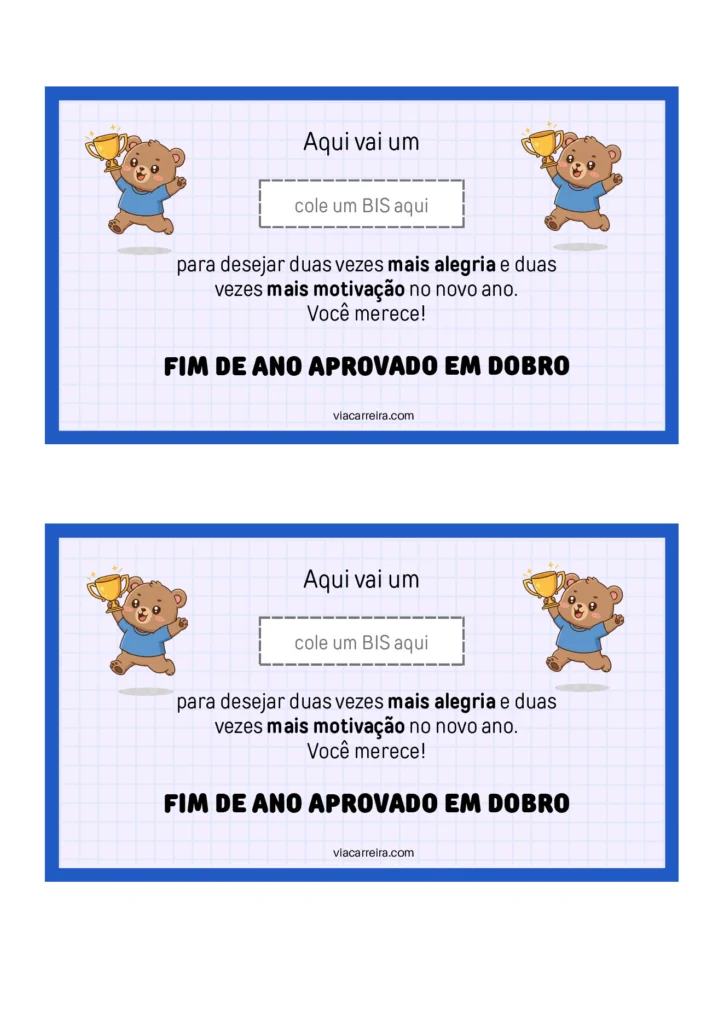 Cartões de felicitações para o fim de ano — p2 | Atividades Educação Infantil (ensinoja.com.br)