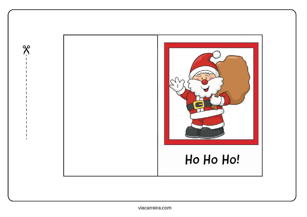Cartões de Natal para colorir e presentear — p1 | Atividades Educação Infantil (ensinoja.com.br)