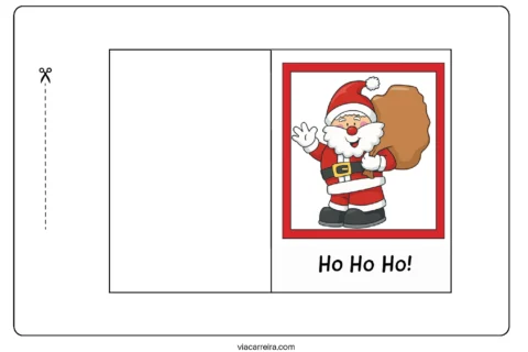 Cartões de Natal para colorir e presentear — p1 | Atividades Educação Infantil (ensinoja.com.br)