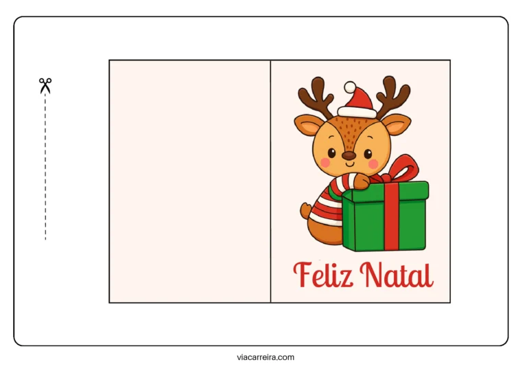 Cartões de Natal para colorir e presentear — p2 | Atividades Educação Infantil (ensinoja.com.br)