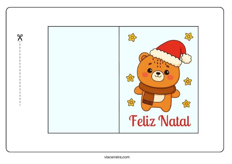 Cartões de Natal para colorir e presentear — p3 | Atividades Educação Infantil (ensinoja.com.br)