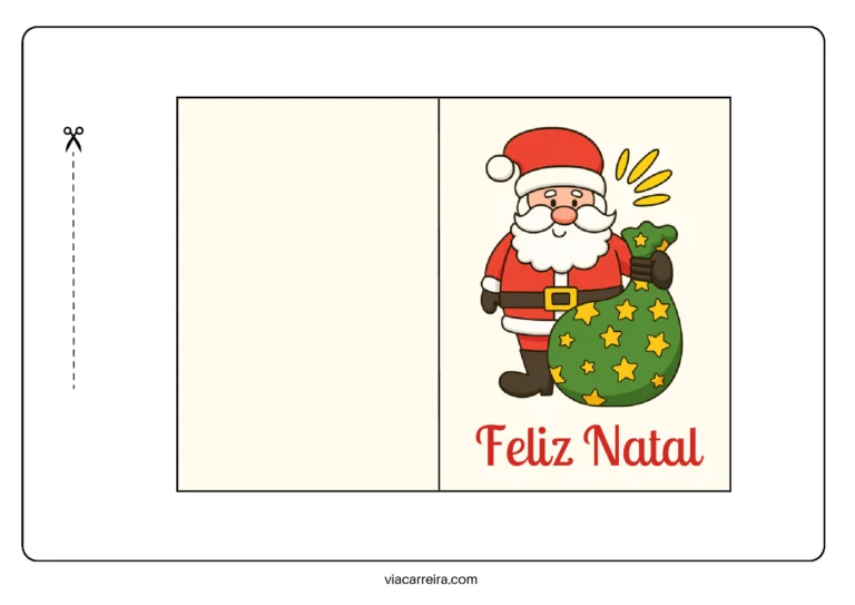 Cartões de Natal para colorir e presentear — p4 | Atividades Educação Infantil (ensinoja.com.br)