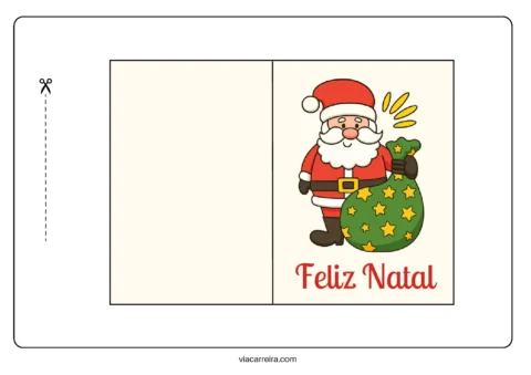 Cartões de Natal para colorir e presentear — p4 | Atividades Educação Infantil (ensinoja.com.br)