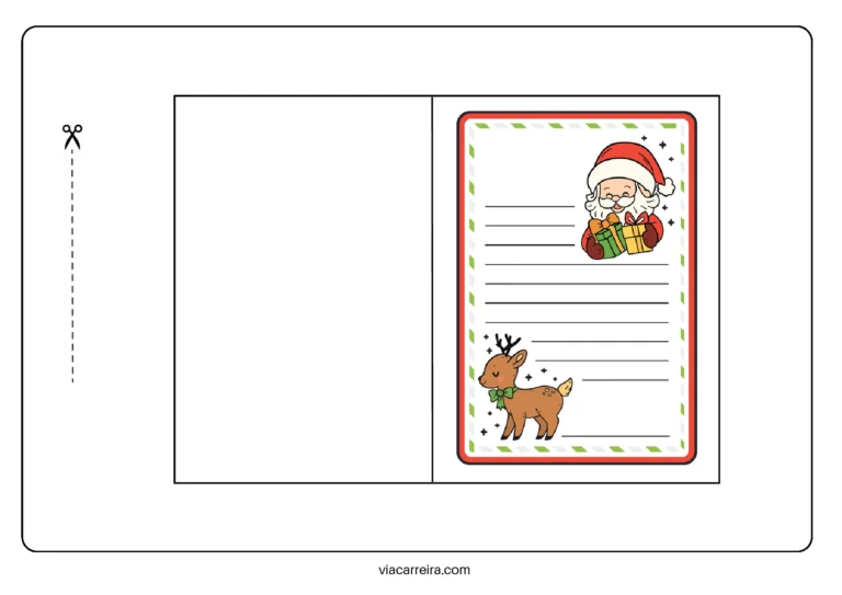 Cartões de Natal para colorir e presentear — p5 | Atividades Educação Infantil (ensinoja.com.br)