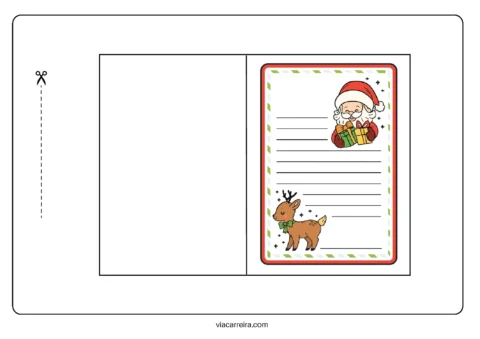 Cartões de Natal para colorir e presentear — p5 | Atividades Educação Infantil (ensinoja.com.br)
