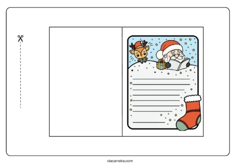 Cartões de Natal para colorir e presentear — p6 | Atividades Educação Infantil (ensinoja.com.br)