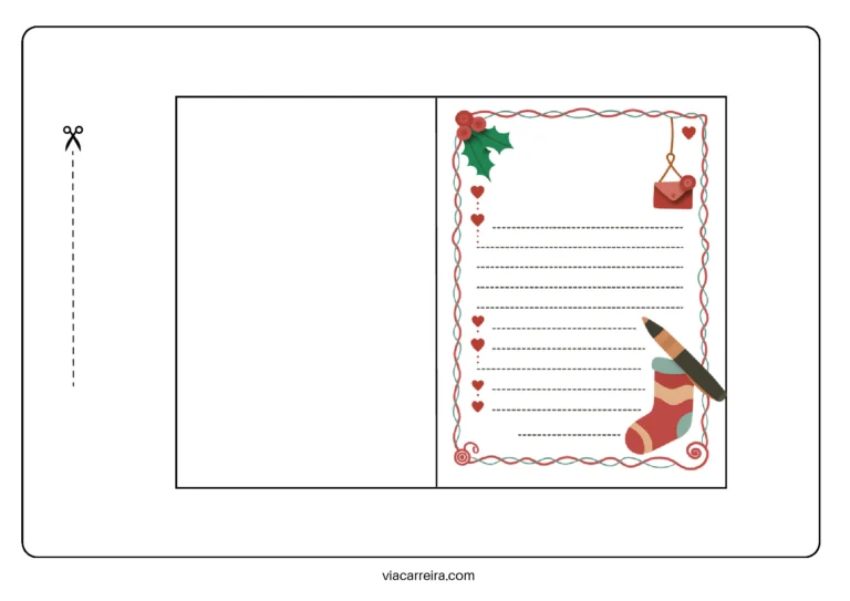 Cartões de Natal para colorir e presentear — p7 | Atividades Educação Infantil (ensinoja.com.br)