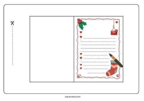 Cartões de Natal para colorir e presentear — p7 | Atividades Educação Infantil (ensinoja.com.br)