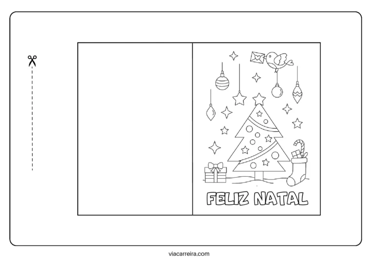 Cartões de Natal para colorir e presentear — p8 | Atividades Educação Infantil (ensinoja.com.br)