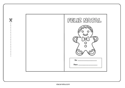 Cartões de Natal para colorir e presentear — p10 | Atividades Educação Infantil (ensinoja.com.br)