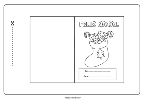 Cartões de Natal para colorir e presentear — p14 | Atividades Educação Infantil (ensinoja.com.br)
