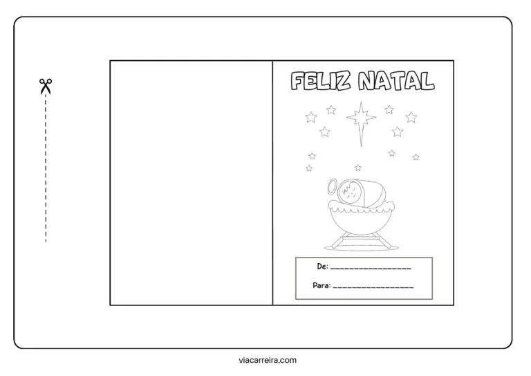 Cartões de Natal para colorir e presentear — p15 | Atividades Educação Infantil (ensinoja.com.br)