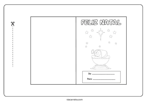 Cartões de Natal para colorir e presentear — p15 | Atividades Educação Infantil (ensinoja.com.br)