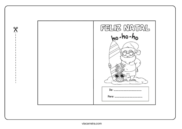 Cartões de Natal para colorir e presentear — p16 | Atividades Educação Infantil (ensinoja.com.br)
