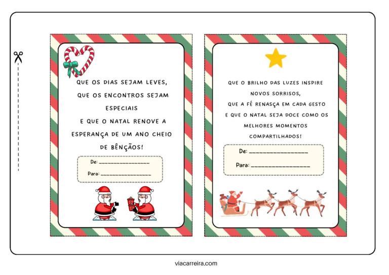 Cartões de Natal para colorir e presentear — p25 | Atividades Educação Infantil (ensinoja.com.br)