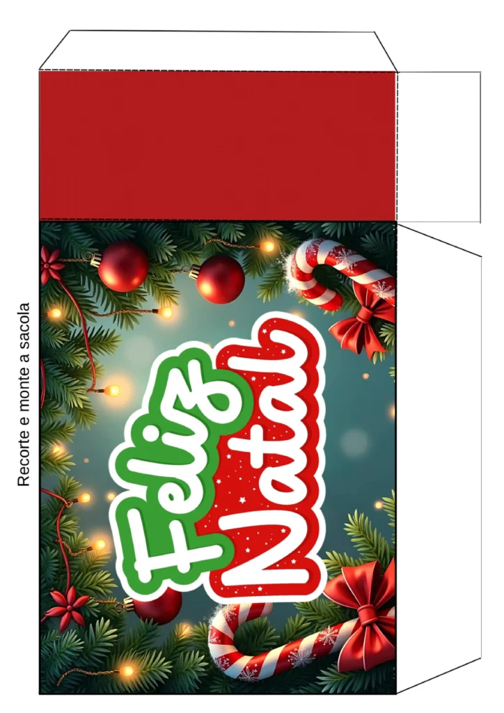 Como montar sacolas de Natal criativas — p1 | Atividades Educação Infantil (ensinoja.com.br)