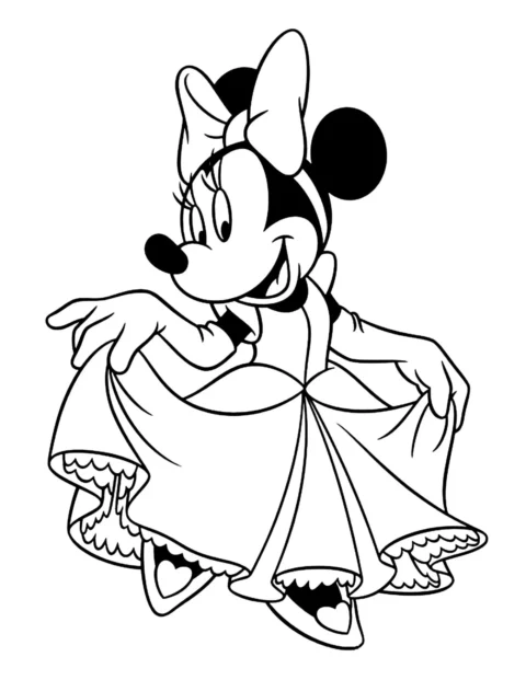 Desenhos Mickey e Minnie para Colorir PDF para Imprimir — p4 | Atividades Educação Infantil (ensinoja.com.br)