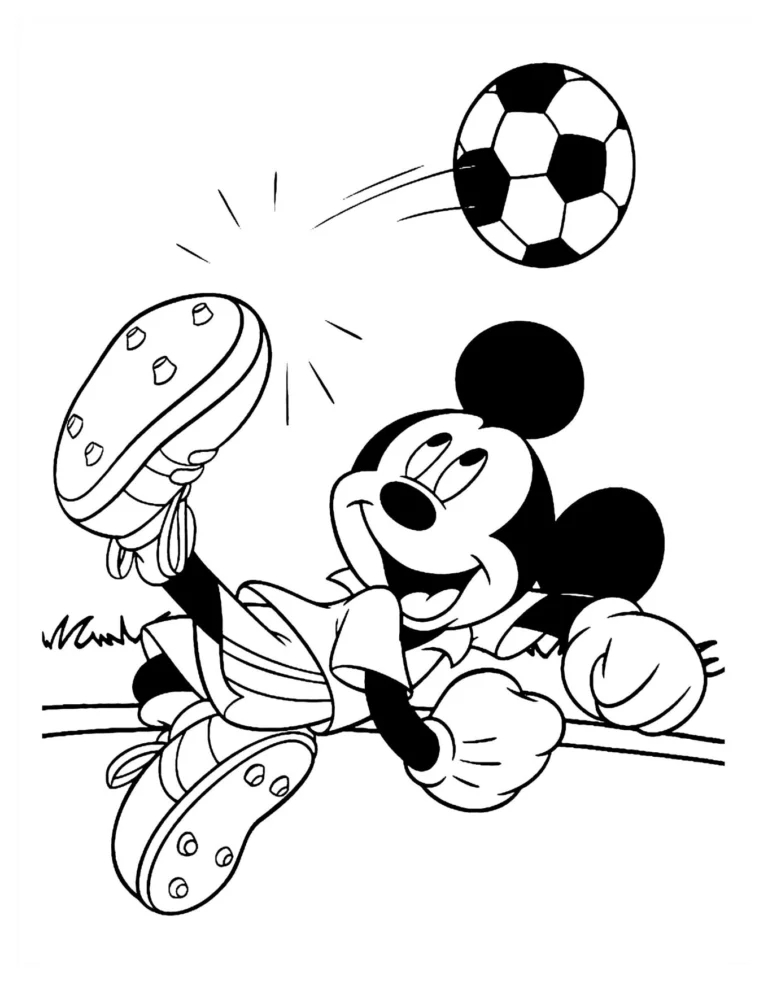 Desenhos Mickey e Minnie para Colorir PDF para Imprimir — p6 | Atividades Educação Infantil (ensinoja.com.br)